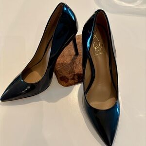 Black Patent Pointed Toe Heels – Sam Edelman 9.5W~~ like new